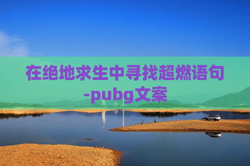 在绝地求生中寻找超燃语句-pubg文案