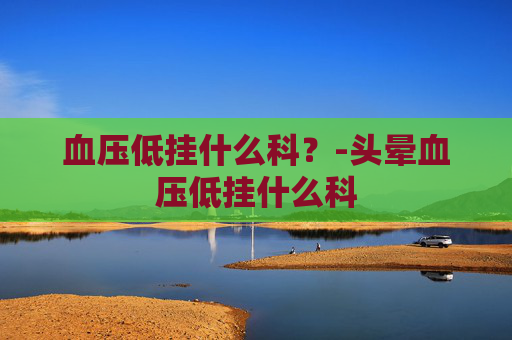 血压低挂什么科？-头晕血压低挂什么科
