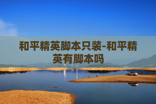 和平精英脚本只装-和平精英有脚本吗