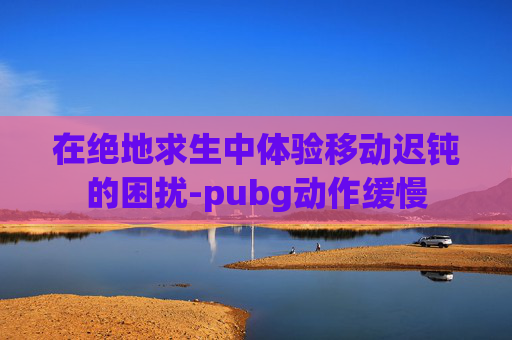 在绝地求生中体验移动迟钝的困扰-pubg动作缓慢