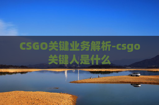 CSGO关键业务解析-csgo关键人是什么