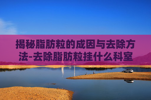 揭秘脂肪粒的成因与去除方法-去除脂肪粒挂什么科室