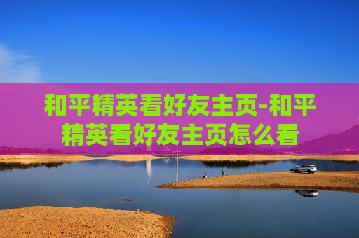 和平精英看好友主页-和平精英看好友主页怎么看