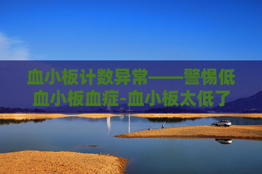 血小板计数异常——警惕低血小板血症-血小板太低了怎么办
