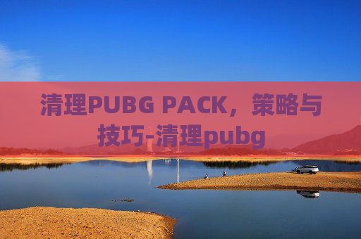 清理PUBG PACK，策略与技巧-清理pubg
