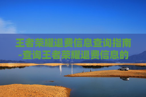 王者荣耀退费信息查询指南-查询王者荣耀退费信息的软件