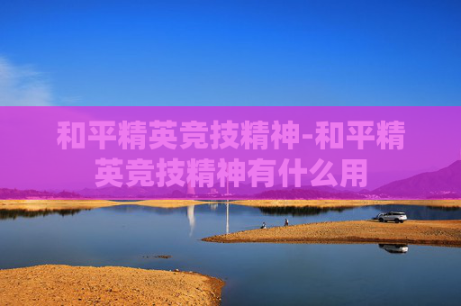 和平精英竞技精神-和平精英竞技精神有什么用