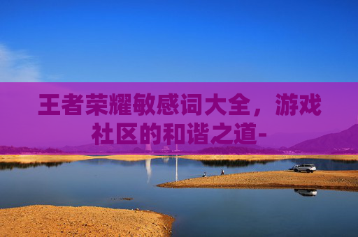 王者荣耀敏感词大全，游戏社区的和谐之道-