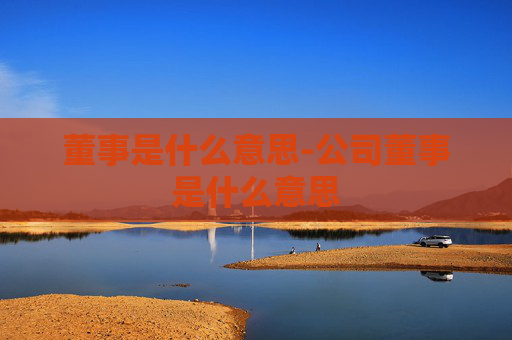 董事是什么意思-公司董事是什么意思