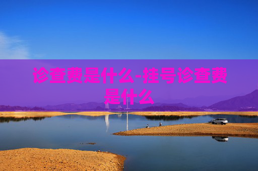 诊查费是什么-挂号诊查费是什么