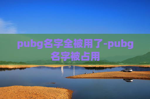 pubg名字全被用了-pubg名字被占用