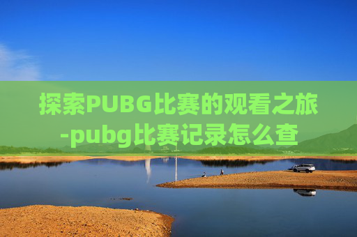 探索PUBG比赛的观看之旅-pubg比赛记录怎么查