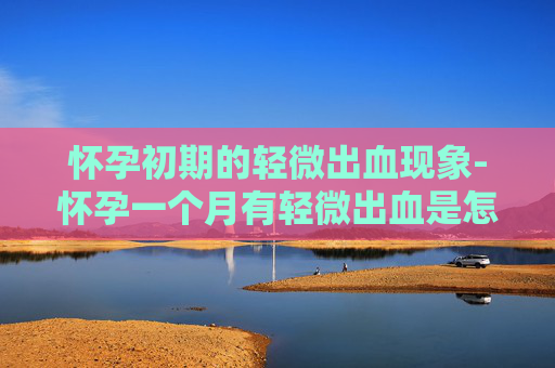 怀孕初期的轻微出血现象-怀孕一个月有轻微出血是怎么回事