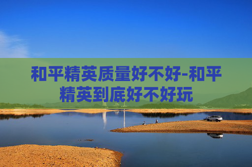 和平精英质量好不好-和平精英到底好不好玩