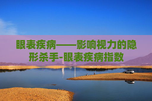 眼表疾病——影响视力的隐形杀手-眼表疾病指数