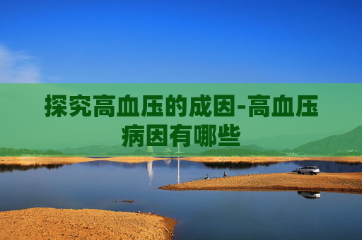 探究高血压的成因-高血压病因有哪些