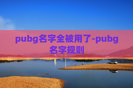 pubg名字全被用了-pubg名字规则