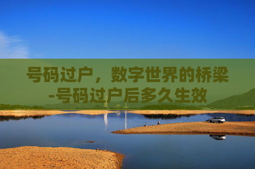 号码过户，数字世界的桥梁-号码过户后多久生效