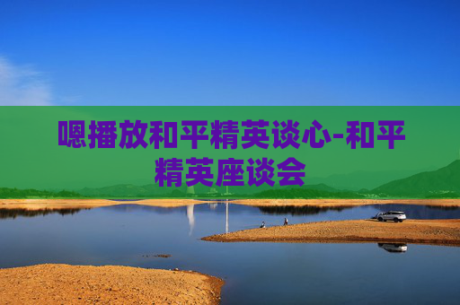 嗯播放和平精英谈心-和平精英座谈会