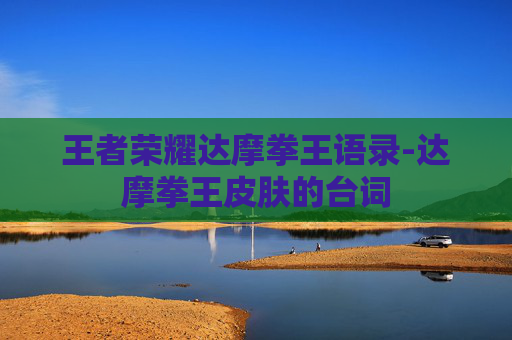 王者荣耀达摩拳王语录-达摩拳王皮肤的台词