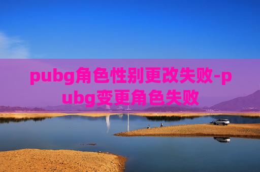 pubg角色性别更改失败-pubg变更角色失败