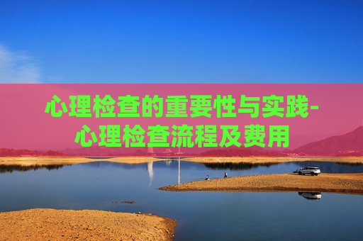 心理检查的重要性与实践-心理检查流程及费用